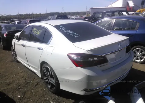 2017 Honda Accord Sport Se из США, поврежденный, VIN 1HGCR2F19HA021449